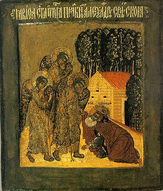 Александр Свирский — единственный из русских святых, которому являлась Троица. Фото 1 