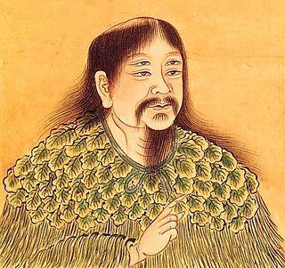 Древнекитайского историографа Цан Цзе принято изображать четырёхглазым, что символизирует его особую прозорливость. Фото 2 