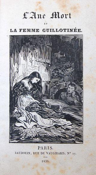 Героями первого романа (на илл.) литературного критика стали мёртвый осёл и гильотинированная женщина. Фото 1 