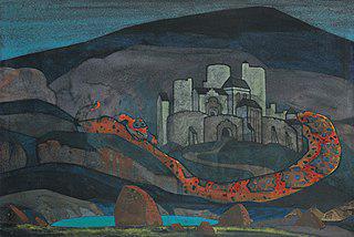 Русский символист и советские фантасты позаимствовали название для своих произведений у Рериха (на илл.). Фото 1 