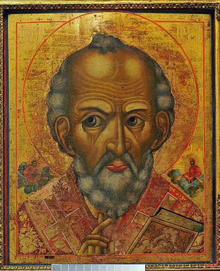 Суровый взор Николы Отвратного (на илл.) призван вселять ужас в бесов и предотвращать беду. Фото 1 