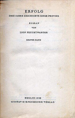 Фейхтвангер предупреждал об угрозах немецкого нацизма ещё за несколько лет до прихода Гитлера к власти. Фото 2 