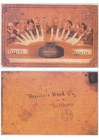 Отправитель и получатель первой в истории открытки совпадали. Фото 1 