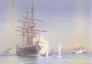 В битве в бухте Пакоча торпеду впервые в истории применили в военной обстановке. Фото 2 