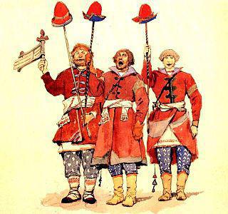 Для того чтобы «сделать публикацию» на Руси, было необходимо поднять шапку на посохе. Фото 1 