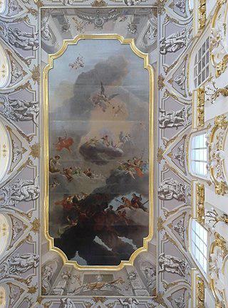 Самую большую картину в Эрмитаже (на илл.) можно увидеть на потолке. Фото 2 