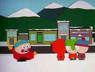 В качестве сопутствующего товара к мультсериалу «Южный парк» была выпущена серия игрушек, в том числе игрушечный Картман с анальным зондом. Фото 1 