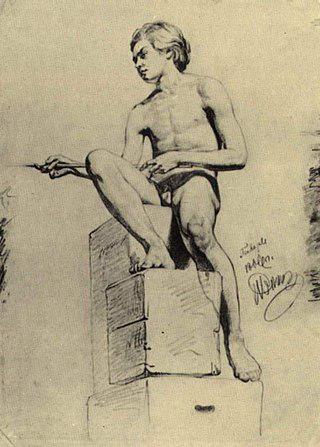 Одна из первых российских художниц известна сейчас только как модель. Фото 1 