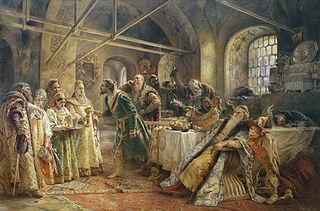 В России XVII века гости после обеда обычно целовали супругу хозяина. Фото 2 